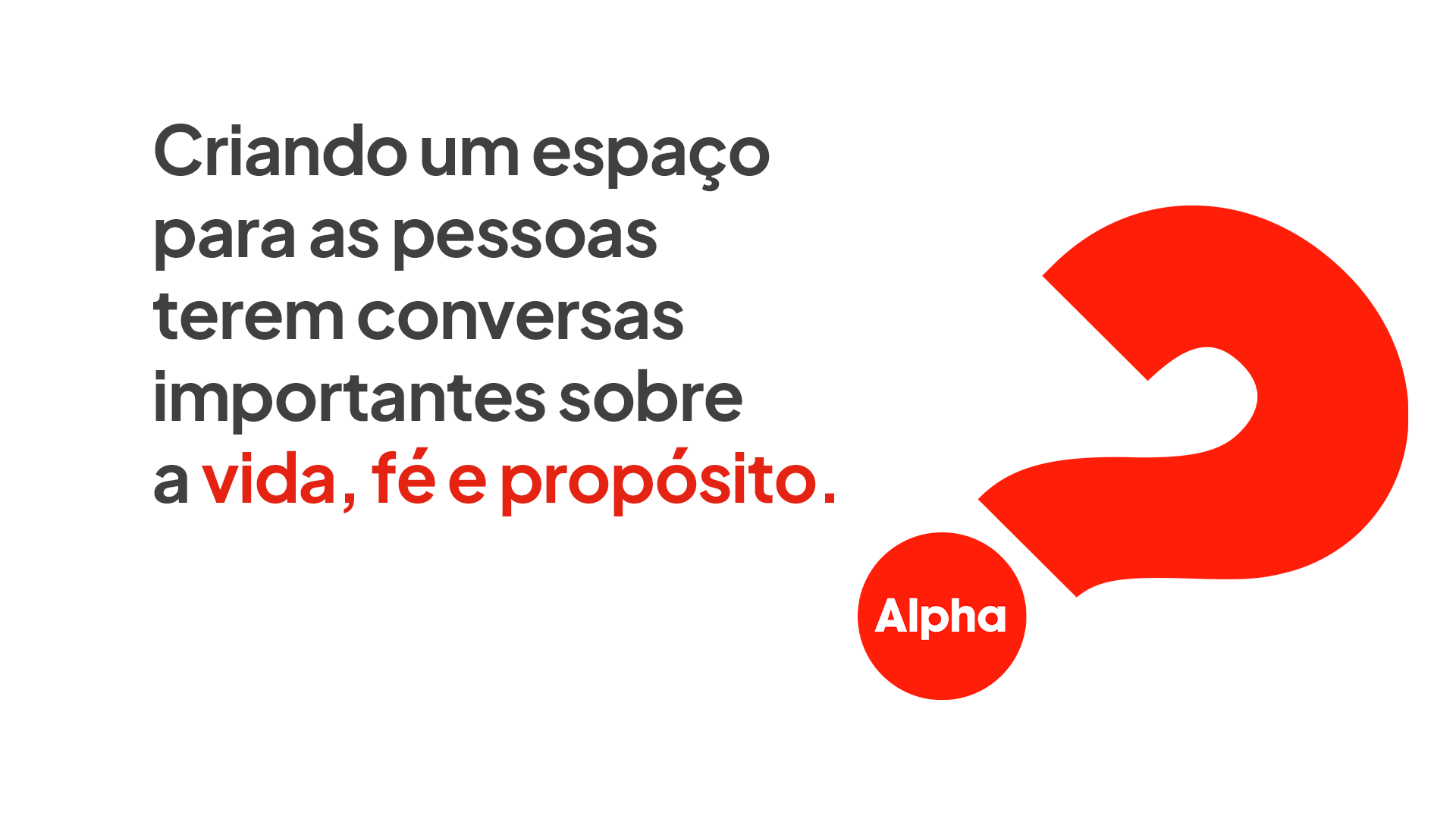 Banner Alpha - conversas sobre vida, fé e propósito