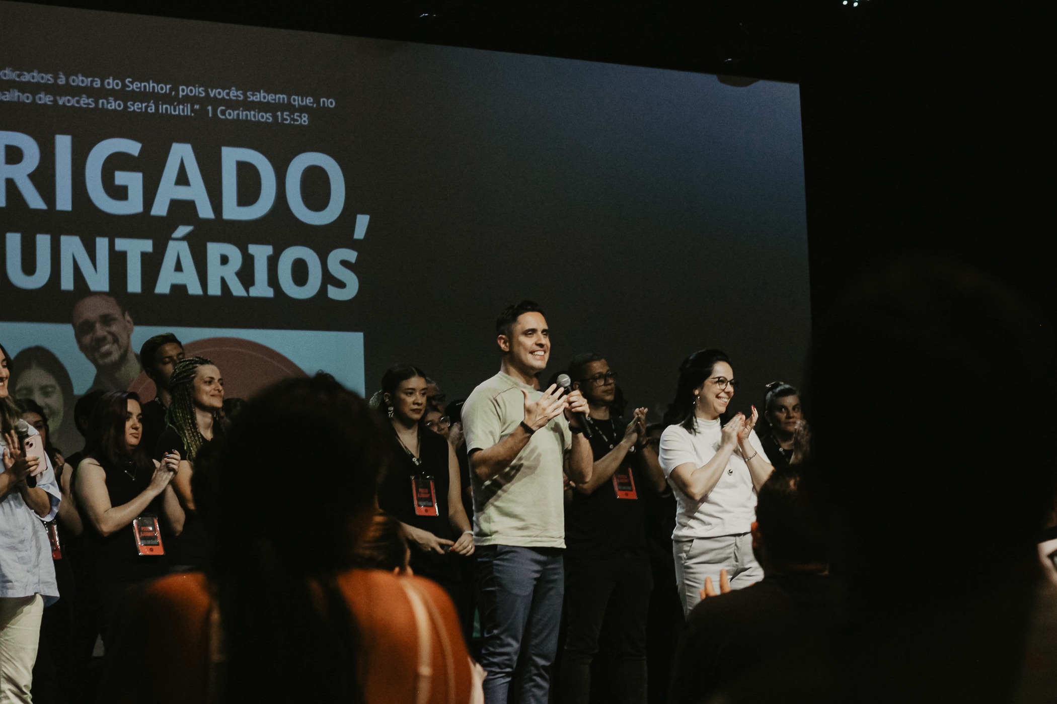 Auditório da ADAI Ipiranga assistindo pregação do pastor